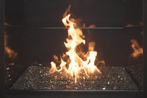 Tofino z35 zero clearance gas fireplace Glass Burner